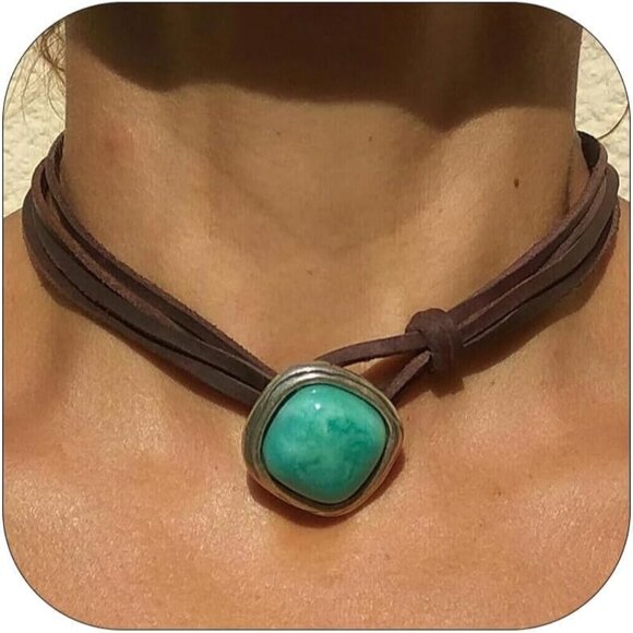 Women's B:feather Layered Boho Necklaces Cowgirl Jewellery Accessories Outfits - Picture 1 of 9